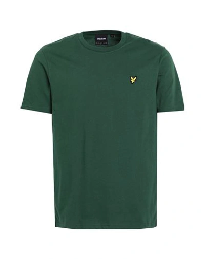Lyle & Scott Man T-shirt Dark Green Size Xs Cotton