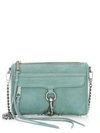 Rebecca Minkoff Mini Mac Convertible Crossbody Bag - Green In Dusty Green