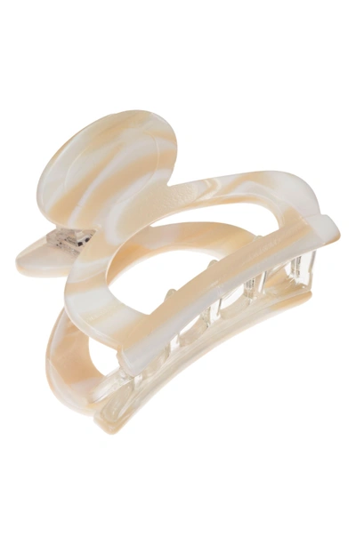 France Luxe Cutout Jaw Clip In Alba