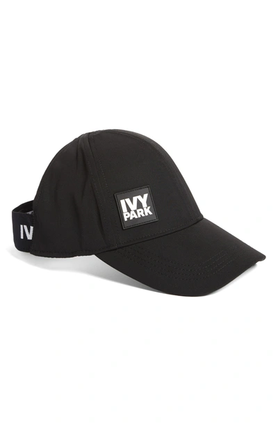 Ivy Park High Shine Backless Cap - Black | ModeSens