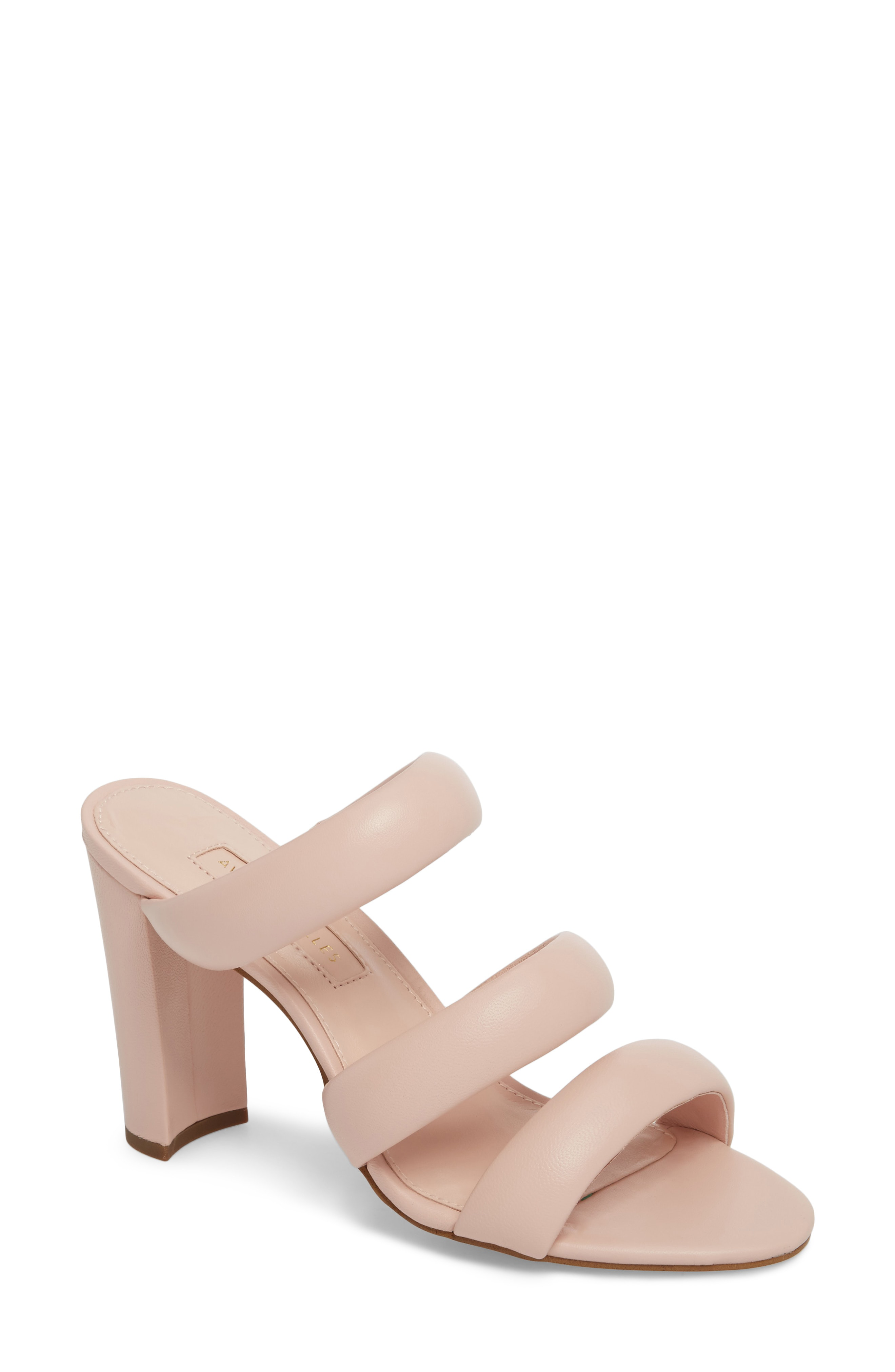 Mara Banded Mule in Avec Pink Leather Mara Banded Mule in Avec Pink Leather