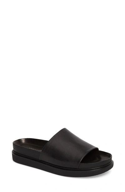 Vagabond Shoemakers Erin Slide Sandal In Black Leather