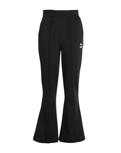Puma Classics Flared Pants Tr Woman Pants Black Size Xs Cotton, Polyester
