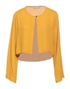 Boutique De La Femme Woman Suit Jacket Ocher Size S Polyester In Yellow