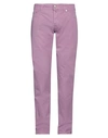 Jacob Cohёn Man Pants Light Purple Size 34 Cotton