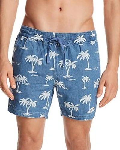 Banks Fronds Walking Shorts In Blue