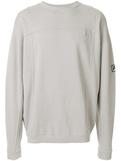 Liam Hodges Classic Long-sleeve Sweatshirt In Grey