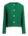 P.a.r.o.s.h P. A.r. O.s. H. Woman Suit Jacket Green Size S Cotton