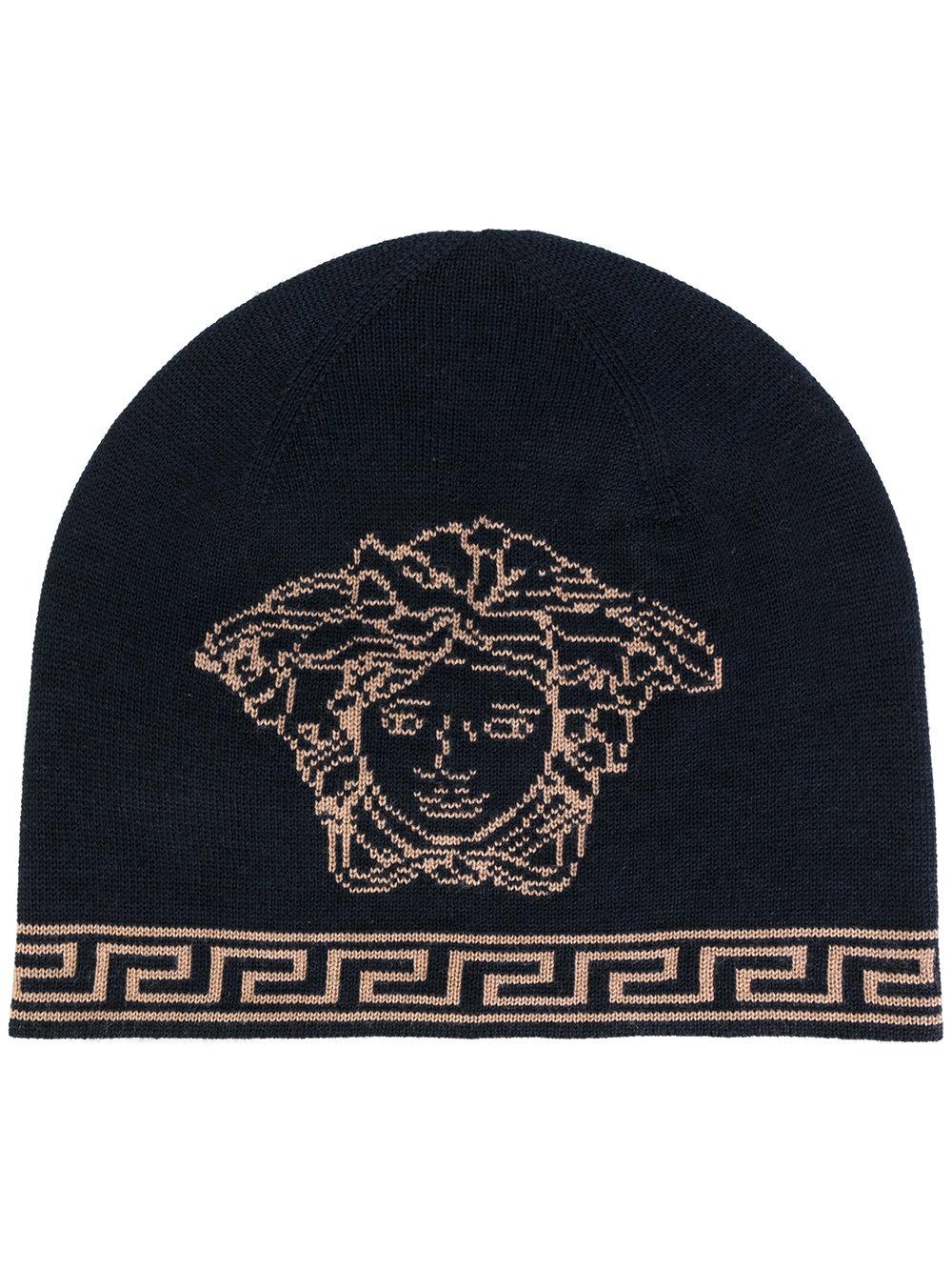 versace medusa beanie