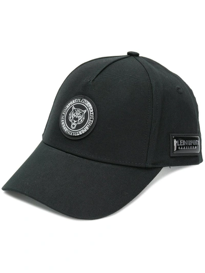 Plein Sport Logo Patch Hat In Black
