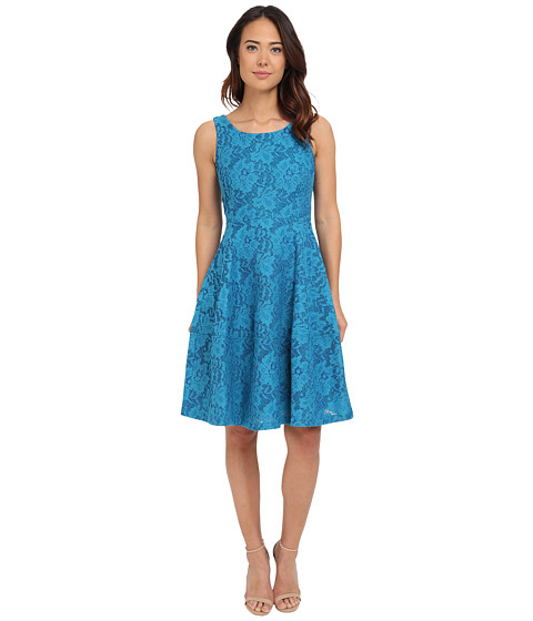 Calvin Klein Lace Fit & Flare Dress Cd5m1r1v | ModeSens