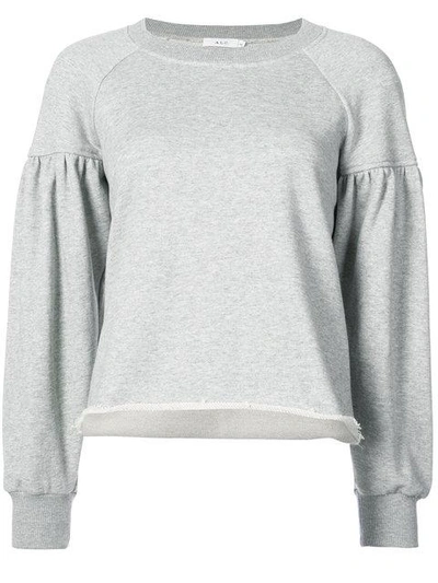 A.l.c . Rolled Hem Sweatshirt - Grey