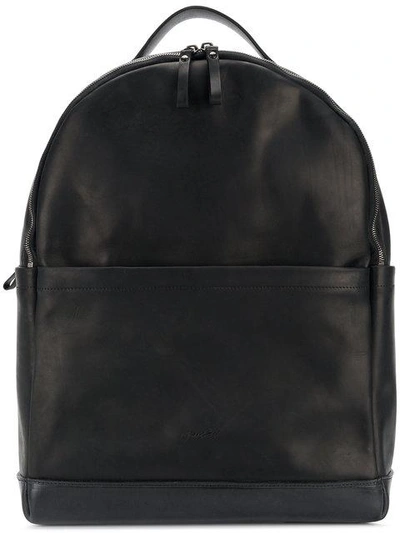Marsèll Large Double Compartment Backpack In Black