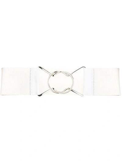 Mm6 Maison Margiela Elastic Belt In Neutrals