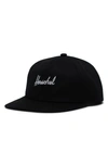 Herschel Supply Co . Hat Black Size Onesize Cotton