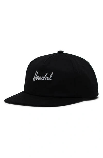 Herschel Supply Co . Hat Black Size Onesize Cotton