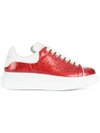 Alexander Mcqueen Extended Sole Sneakers - Red
