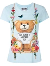 Moschino Floral Teddy Bear Motif T-shirt