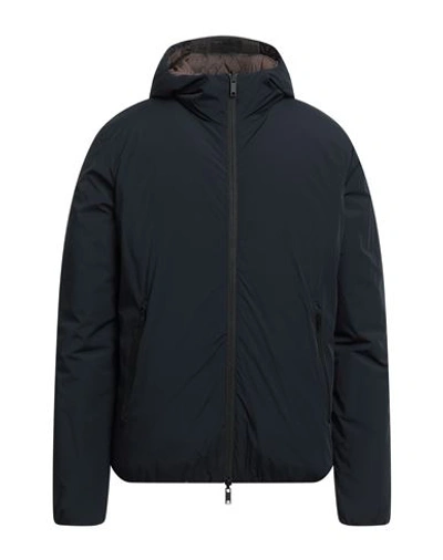 Homeward Clothes Man Jacket Midnight Blue Size Xxl Nylon, Elastane