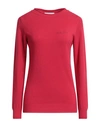 Gaelle Paris Gaëlle Paris Woman Sweater Magenta Size 2 Polyamide, Viscose In Red