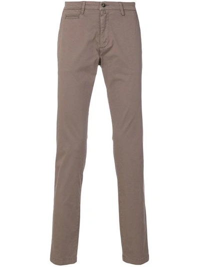 Briglia Slim Chinos In Brown
