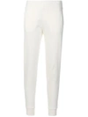 Moncler Slim Fit Track Pants In Neutrals