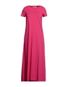 Rose A Pois Rosé A Pois Woman Midi Dress Magenta Size 4 Cotton, Elastane