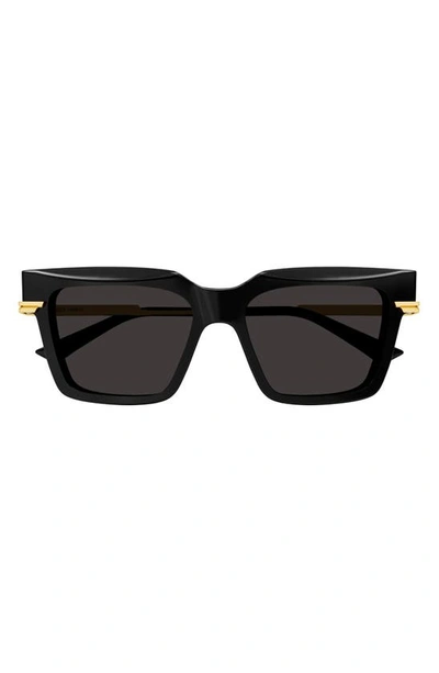 Bottega Veneta Acetate Cat-eye Sunglasses In Black