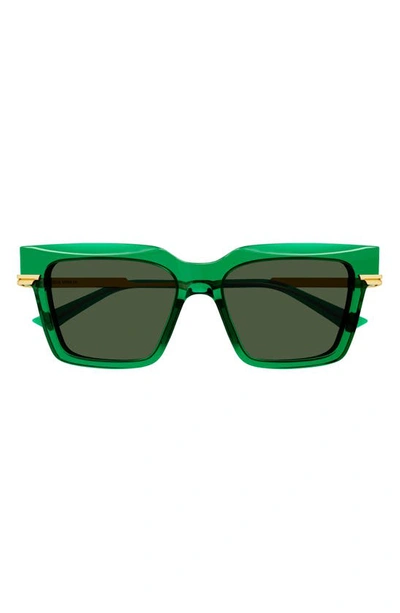 Bottega Veneta Acetate Cat-eye Sunglasses In 001 Shiny Solid B