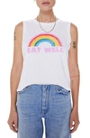 Mother The Strong And Silent Type Tank Top In Eat - Eat Well