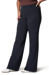 Spanx The Perfect Wide-leg Stretch Pants In Classic Navy