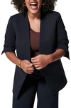 Spanx The Perfect Collarless Cutaway Blazer In Classic Navy