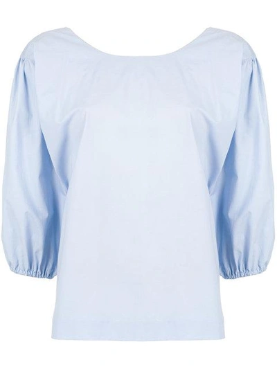 Isolda Dahlia Top In Blue