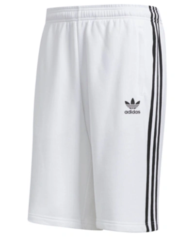 Adidas Originals Adidas Men's Originals French Terry Shorts In White