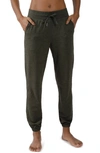 90 Degree By Reflex Heathered Slim Joggers In Heather Olive