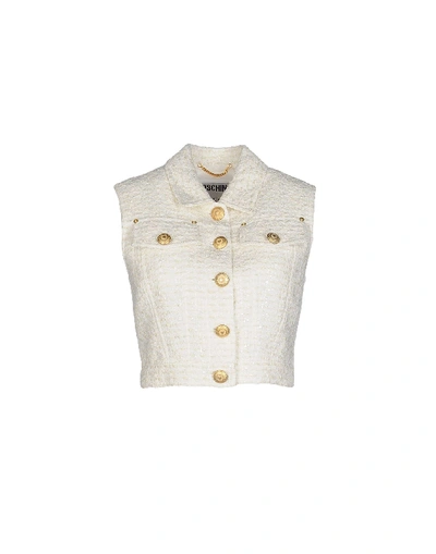 Moschino Jacket In Ivory
