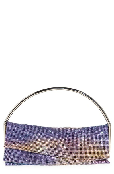 Benedetta Bruzziches Multicolor Crystal Embellishment Shoulder Bag In Multicolour