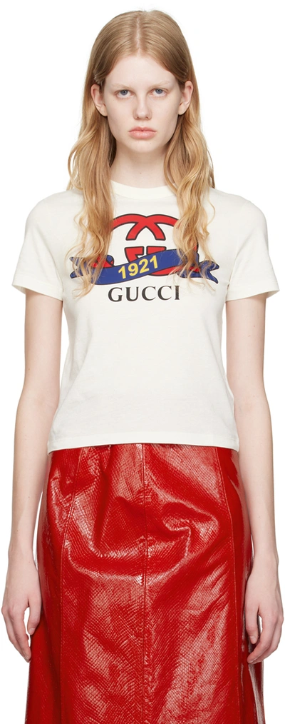 Gucci Cotton Jersey T-shirt In White