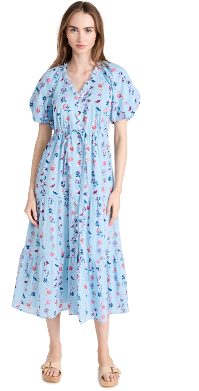 Banjanan Poppy Dress In Blue