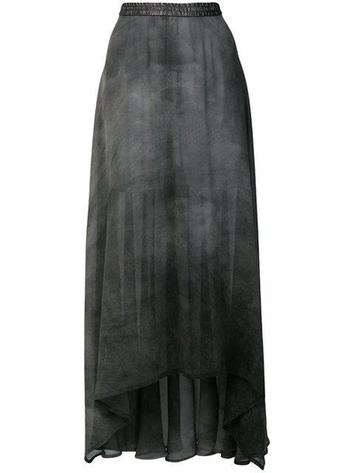 Ilaria Nistri High-low Skirt In Grey