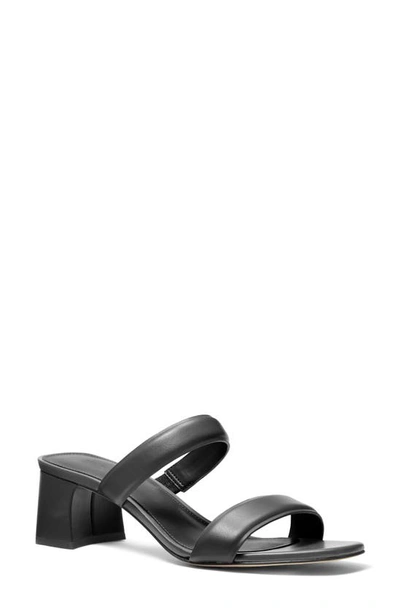 Michael Michael Kors Jules 55mm Leather Mules In Black