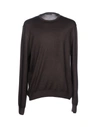 Barba Napoli Sweaters In Dark Brown