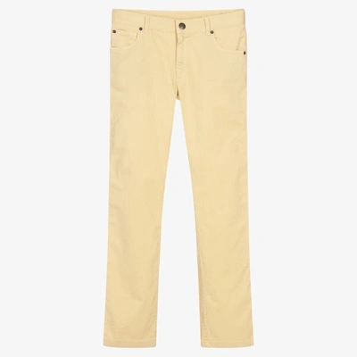 Bonpoint Teen Boys Yellow Denim Jeans