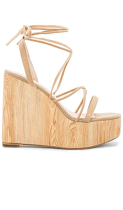 Raye Wren Wedge In Tan