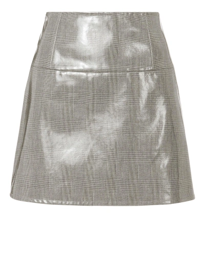 Helmut Lang Plaid Mini Skirt