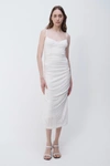 Jonathan Simkhai Moira Broderie Anglaise Midi Dress In White