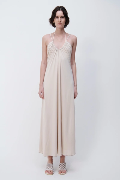 Jonathan Simkhai Hayes Maxi Dress In Ceramic