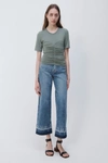 Jonathan Simkhai Jude Wide Leg Denim In Sherwood