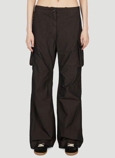 Our Legacy Peak Straight-leg Cargo Trousers In Brown