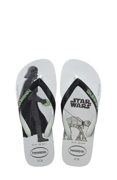 Havaianas 'star Wars™' Flip Flop In Black/ White